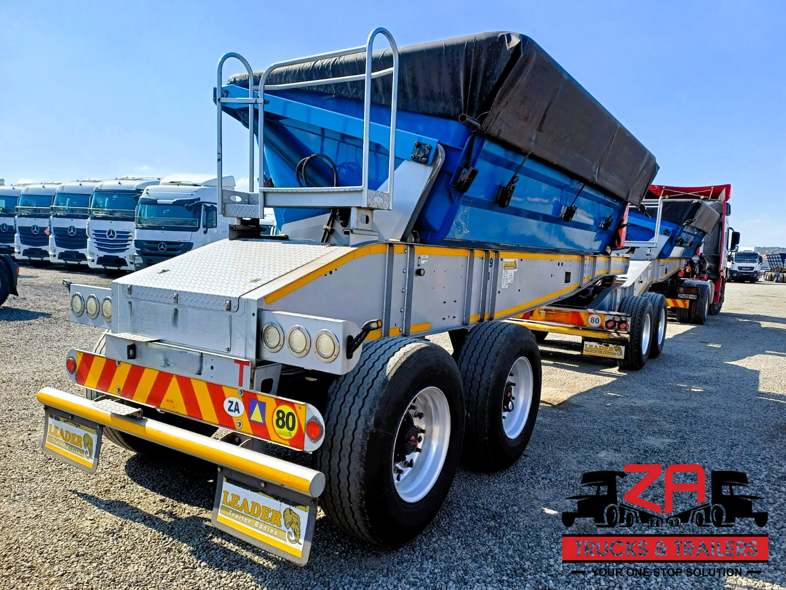2023 LEADER 20 CUBE SIDE TIPPER TRAILER #53341